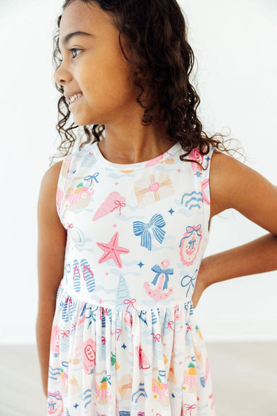 Seaside Sweetheart Tank Twirl Dress-Mila & Rose ®Seaside Sweetheart Tank Twirl Dress-Mila & Rose ® Seaside Sweetheart Tank Twirl Dress