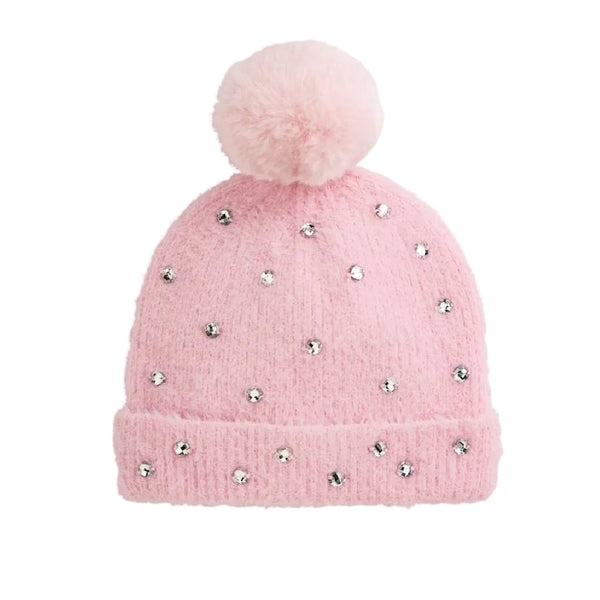 Christmas Glitzy Beanies - Pink, Hot Pink, Black
