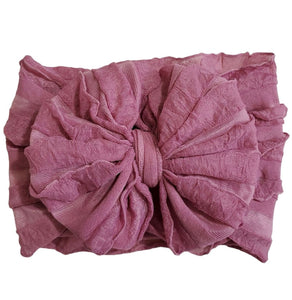 Mulberry Ruffle Headband