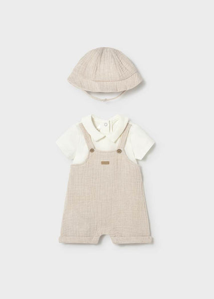 Wheat Overall and Hat Set