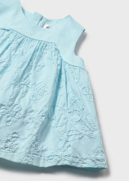Hawaii Embroidered Dress with Bloomers