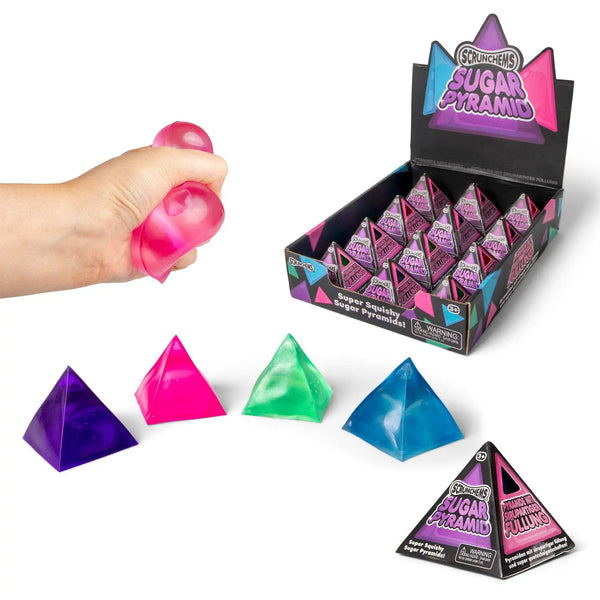 Scrunchems Sugar Pyramid Sensory Stress Toy