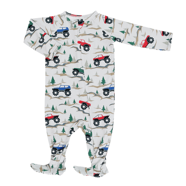 Over the River Zipper Footie