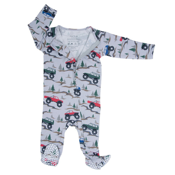 Over the River Zipper Footie