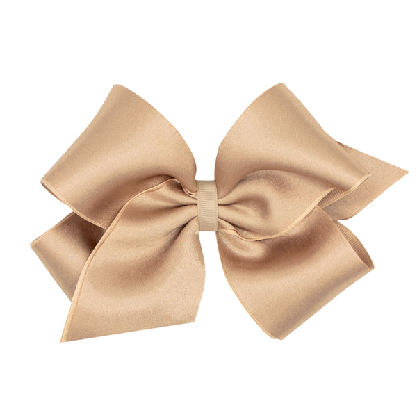 King Satin/Grossgrain Overlay Bow