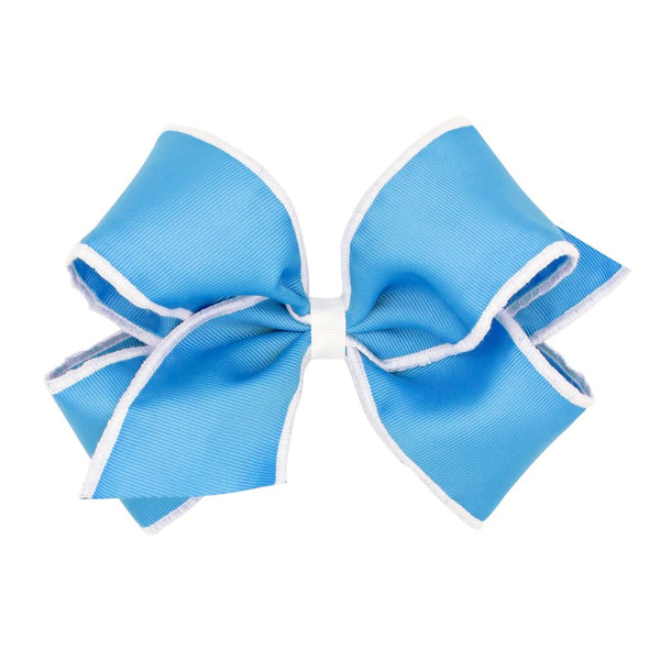 Grosgrain Serged Edge King Bow
