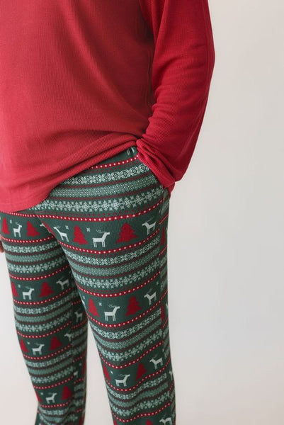 Holiday Flair Isle- Men's Long Sleeve Pajama