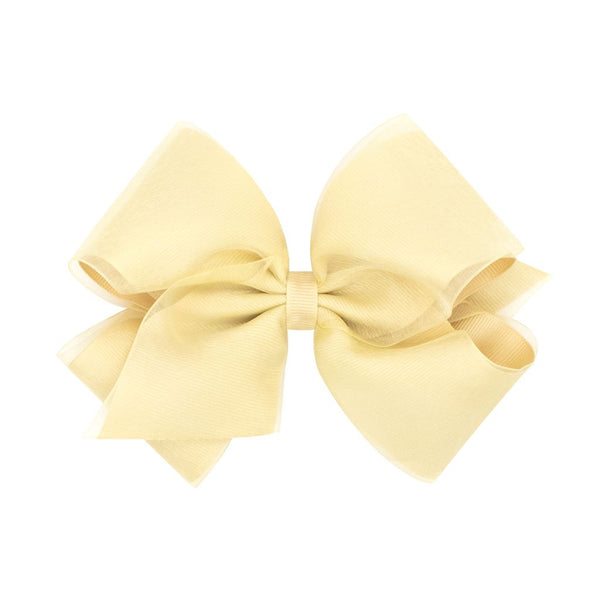 King Organza Overlay Bow