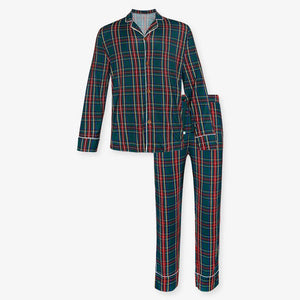 Tartan Plaid Men's Relaxed Pajama Set