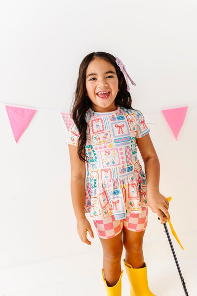 Gilly Goose Bamboo/Cotton Peplum Top