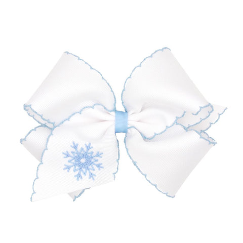 Snowflake Moonstitch Bow