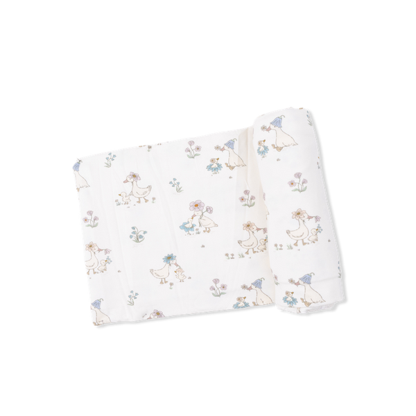 Swaddle Blanket - Flower Ducklings