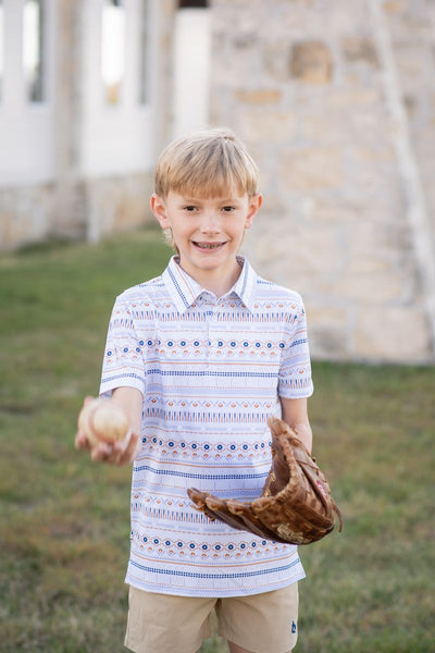 Baseball Fall Classic Polo Short Sleeve Shirt