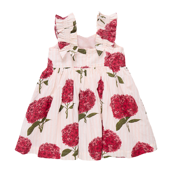 Pink Stripe Hydrangeas Via Dress