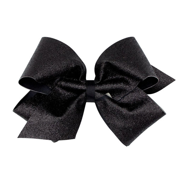 King Glitter Overlay Bow