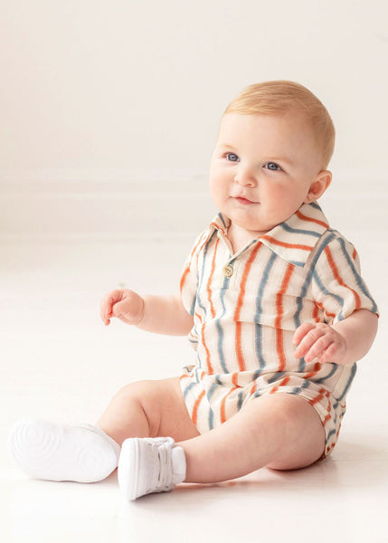 Hermosa Baby Boy Romper