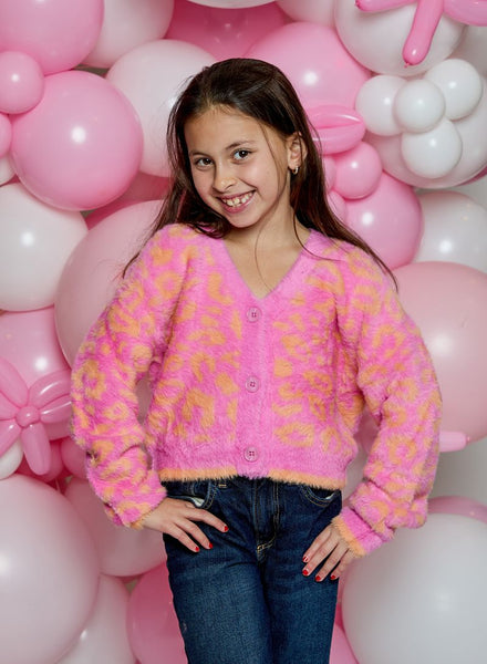 Snug Pink Combo Cardigan