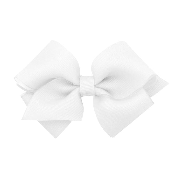 Extra Small Organza and Grosgrain Overlay Hair Bow