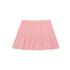 Autumn Blush Tiered Ruffle Skirt