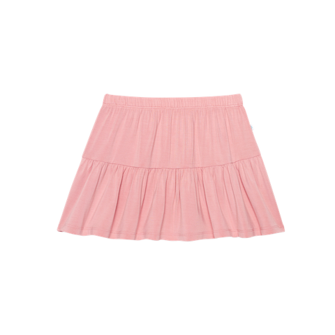 Autumn Blush Tiered Ruffle Skirt