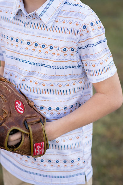 Baseball Fall Classic Polo Short Sleeve Shirt