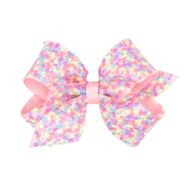 Confetti Sequin Medium Bow