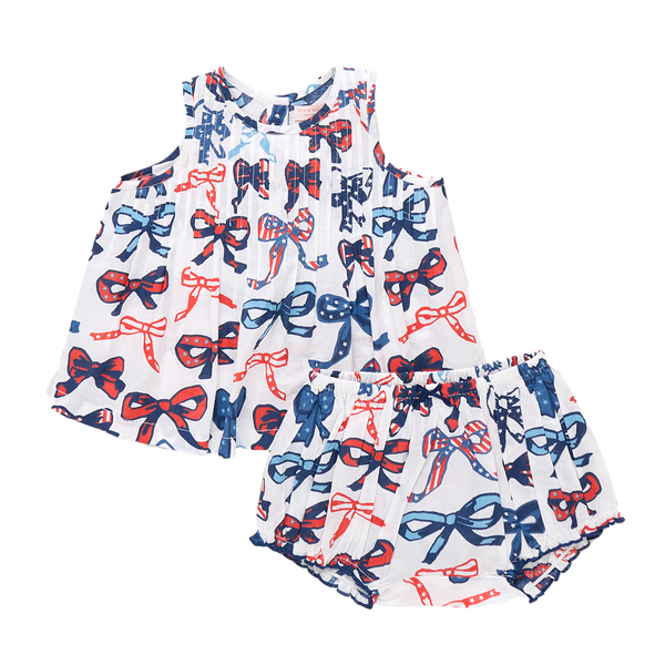 Red White and Bows Jaipur 2-Piece Set