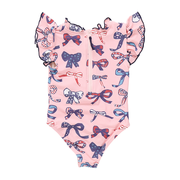 Pink Patriotic Bows Jennifer Suit