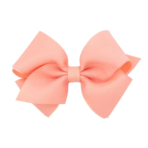 Extra Small Organza and Grosgrain Overlay Hair Bow