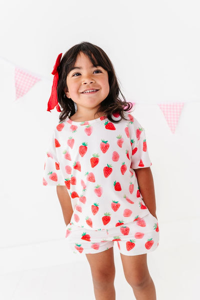 Sweet Strawberry T-Shirt Set