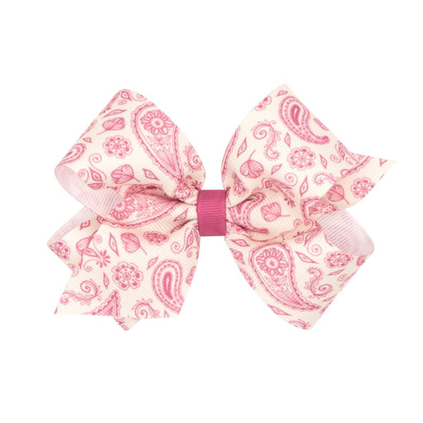 Western Inspired Medium Print Bow