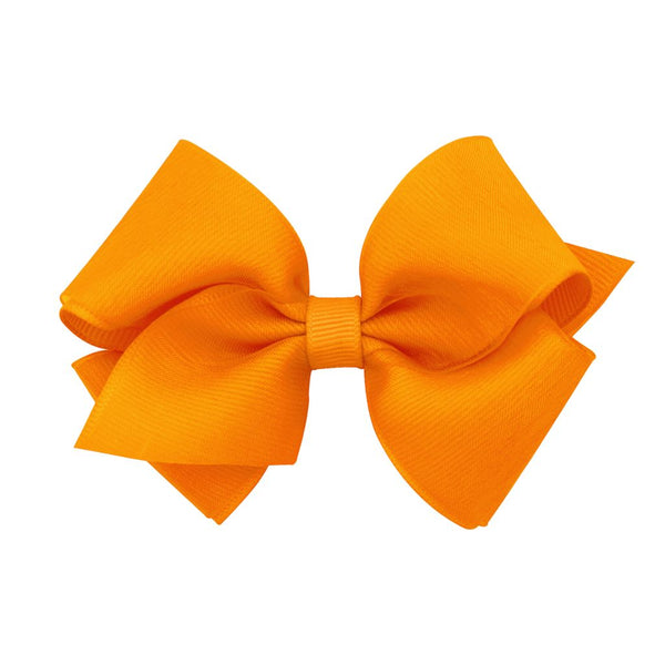 Extra Small Organza and Grosgrain Overlay Hair Bow