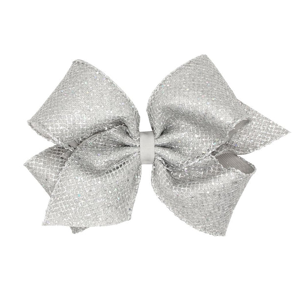 King Glitter Overlay Bow