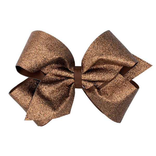 King Glitter Overlay Bow