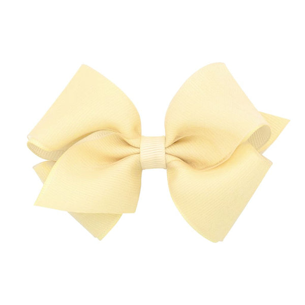 Extra Small Organza and Grosgrain Overlay Hair Bow