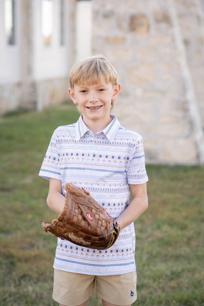 Baseball Fall Classic Polo Short Sleeve Shirt