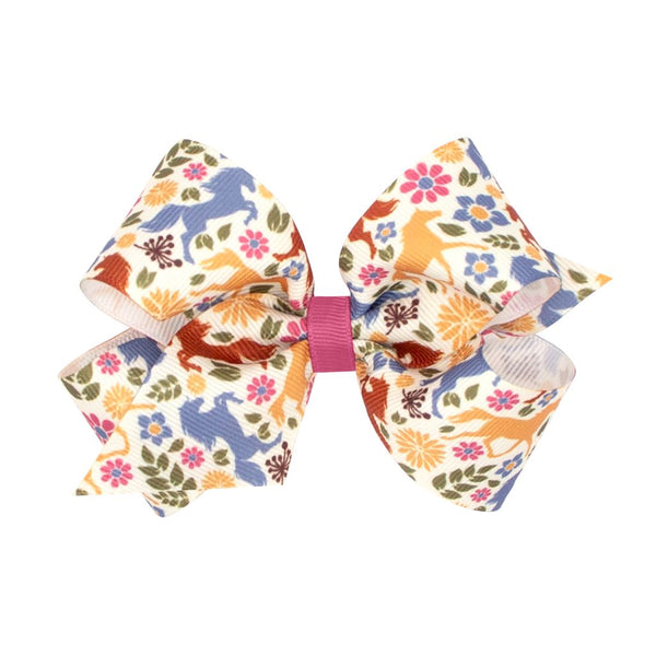Western Inspired Medium Print Bow