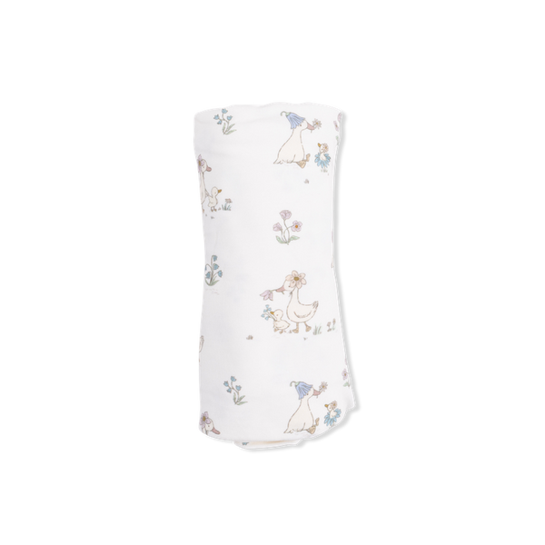 Swaddle Blanket - Flower Ducklings
