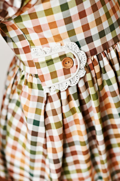 Fall Plaid Tab Dress