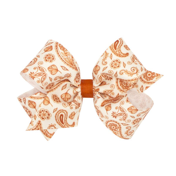 Western Inspired Medium Print Bow