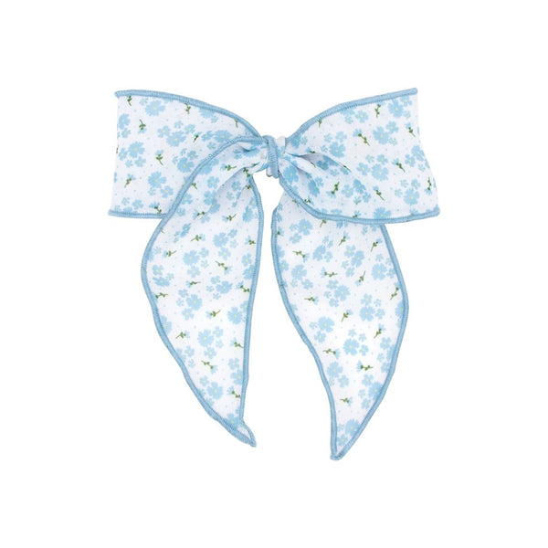 Medium Ditzy Flower Print Whimsy Tail Bow