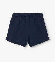 Navy Toddler Pull On Shorts