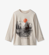 Boys Rocky Landscape Long Sleeve T-Shirt