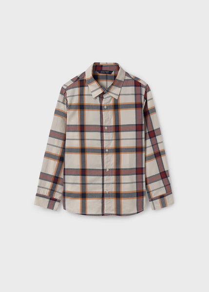 Plaid Shirt-Wine