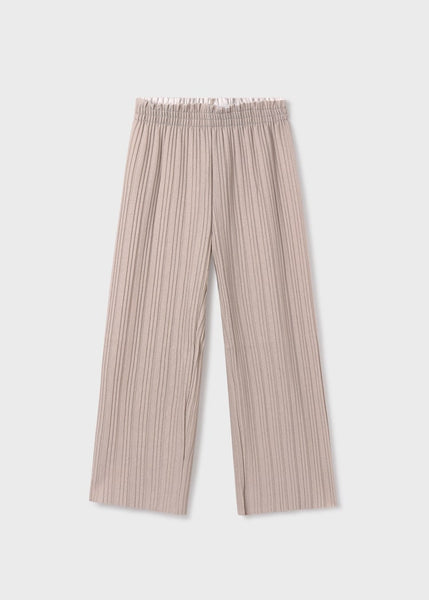 Pleated Pants-Champagne