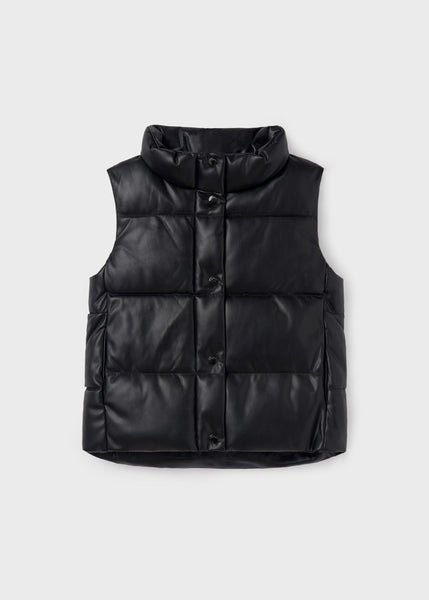 Puffer Vest-Black