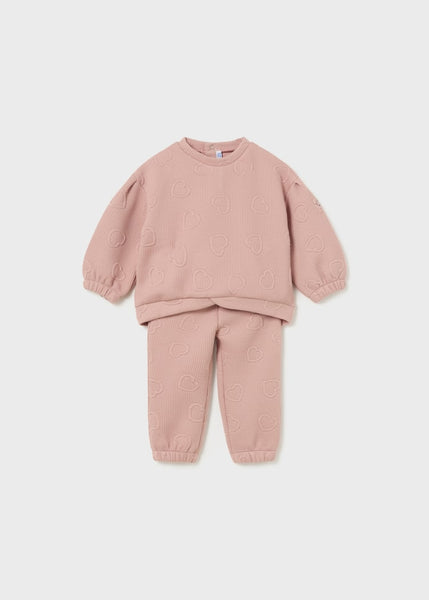 Quilted Tracksuit-Blush