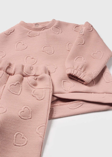 Quilted Tracksuit-Blush