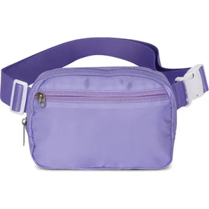 IS Lavender Nylon Belt Bag