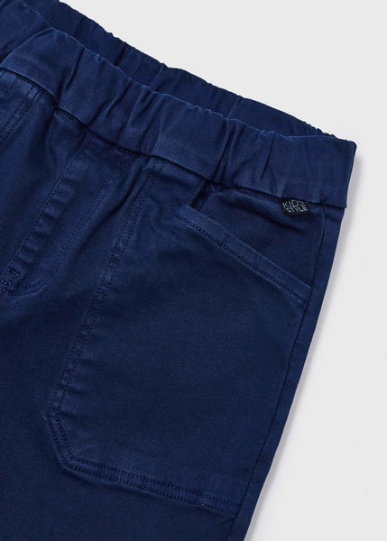 Relaxed Jogger Pants-Navy